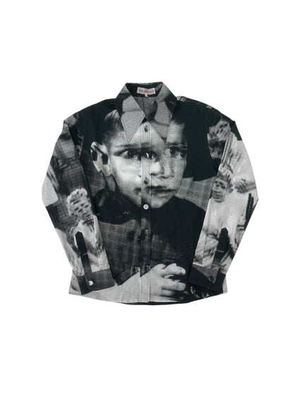 【Walter Van Beirendonck - ウォルターヴァンベイレンドンク】 W-shirt Glitch / BLACK (シャツ/ブラック)