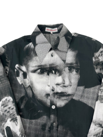 【Walter Van Beirendonck - ウォルターヴァンベイレンドンク】 W-shirt Glitch / BLACK (シャツ/ブラック)