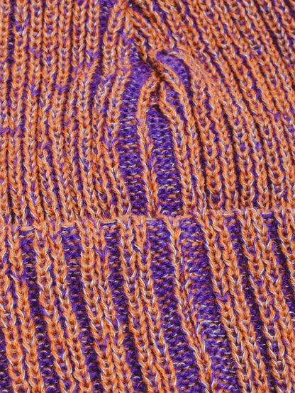 【Fucking Awesome- ファッキングオーサム】REFLECTIVE STRIPE BEANIE  / Orange（ビーニー/オレンジ)