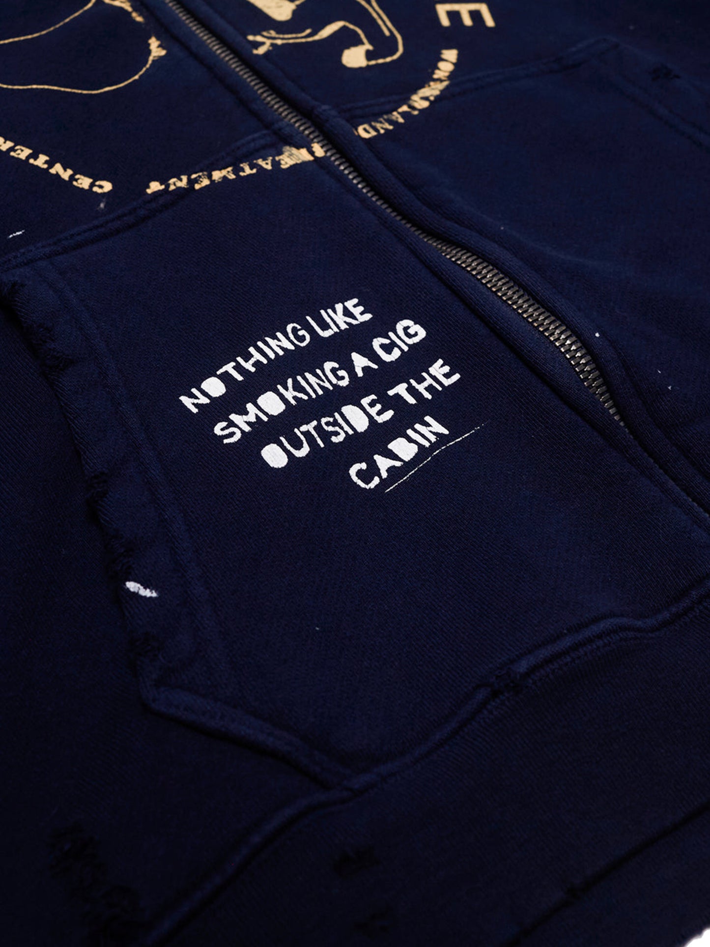 【PALY HOLLYWOOD - パリーハリウッド】TREATMENT CENTER ZIP HOODIE /  BLACK (フーディー/ブラック)