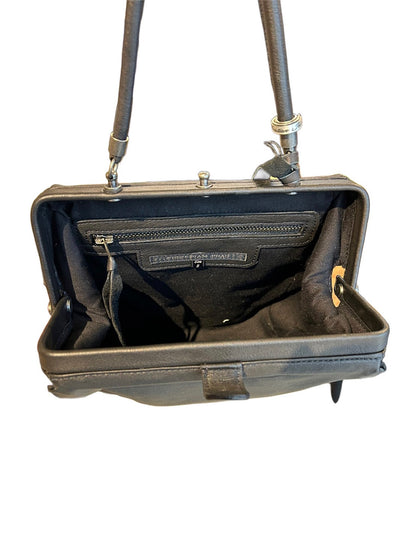 【Christian Peau - クリスチャンポー】06435-1 CP SQUARE "Cow Leather"/ BLACK(バッグ/ブラック)