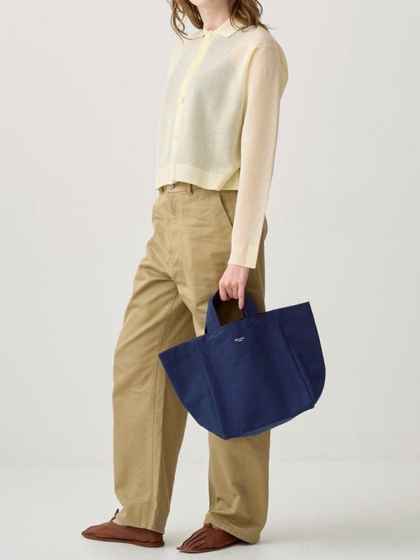 【ORCIVAL - オーシバル】PVC Tote Bag / BLUE NAVY (トートバッグ/ブルーネイビー)