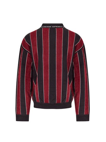 【Martine Rose  - マーティンローズ】SPORTY LOGO POLO / BLACK & BURGUNDY (ポロシャツ/ブラック&バーガンディ)
