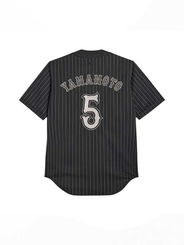 【Y-3 -ワイスリー】Y-3 ELITE 5 BASEBALL SHIRT/ BLACK(ベースボールシャツ/ブラック)