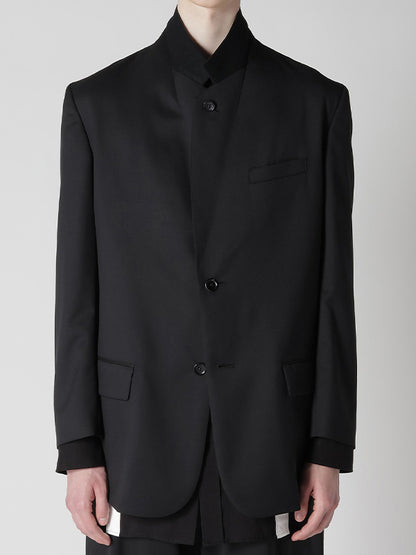 【Y's for men-ワイズフォーメン】SUIT GABARDINE JACKET WITH 2-BUTTONS(ジャケット)