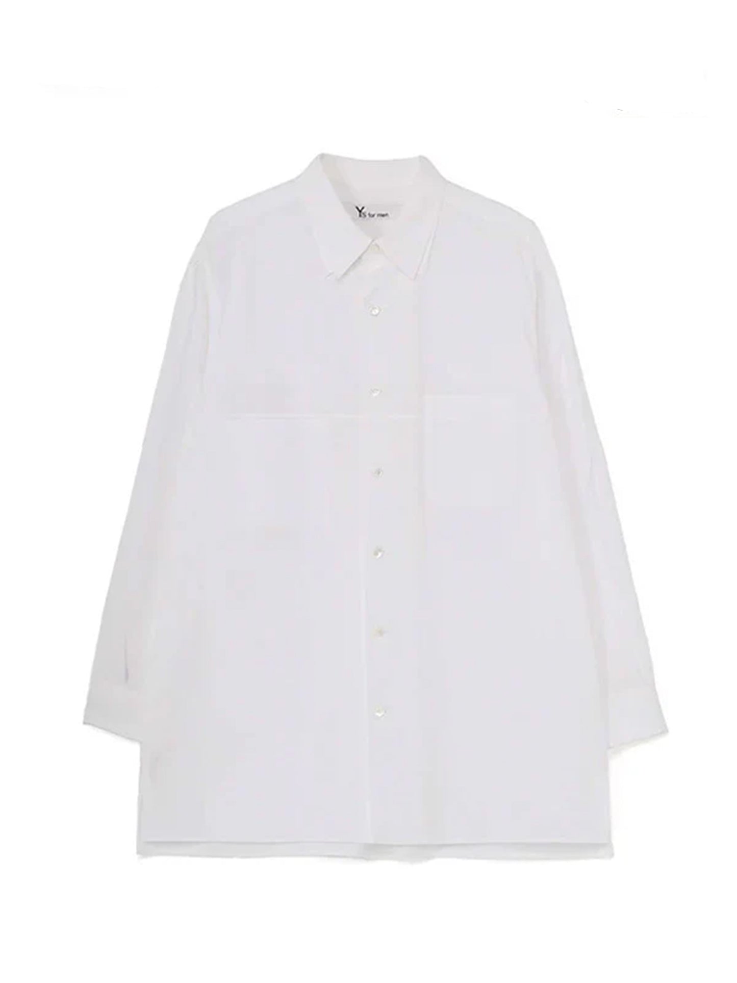 【Y's for men-ワイズフォーメン】40 BROAD DOUBLE COLLAR BIG SHIRT(シャツ/ホワイト)