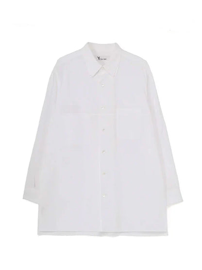 【Y's for men-ワイズフォーメン】40 BROAD DOUBLE COLLAR BIG SHIRT(シャツ/ホワイト)