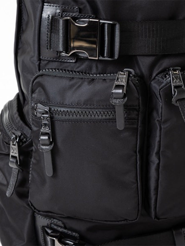 【MAKAVELIC - マキャべリック】BIND UP 3 BACKPACK / BLACK (バッグ/ブラック)