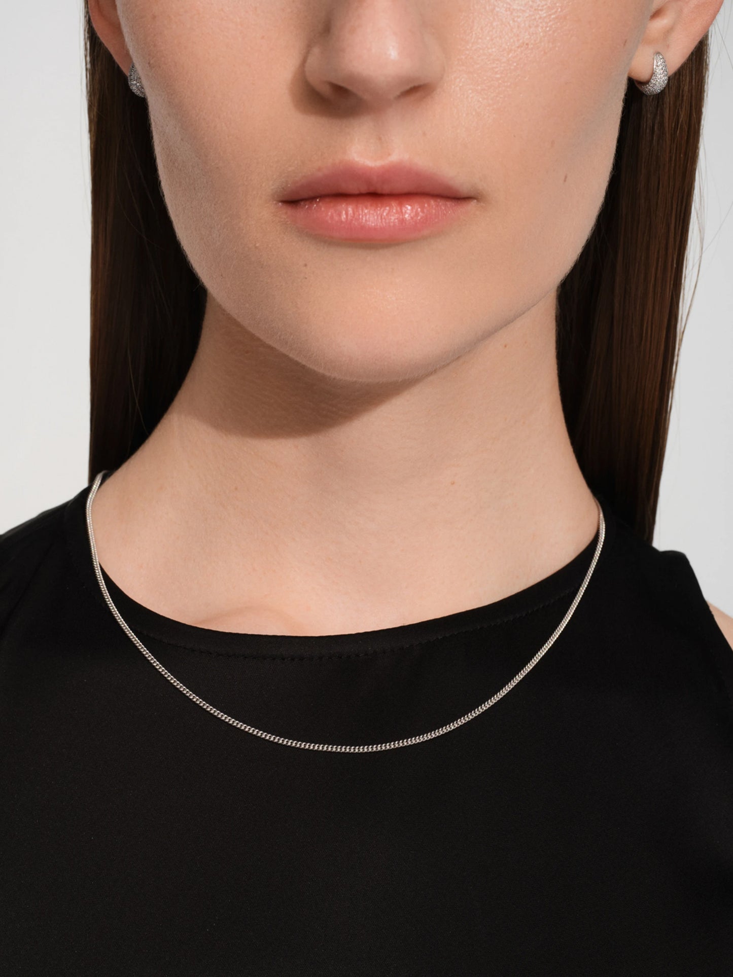 【TOM WOOD - トムウッド】Ice Huggies Pave (ピアス/シルバー)