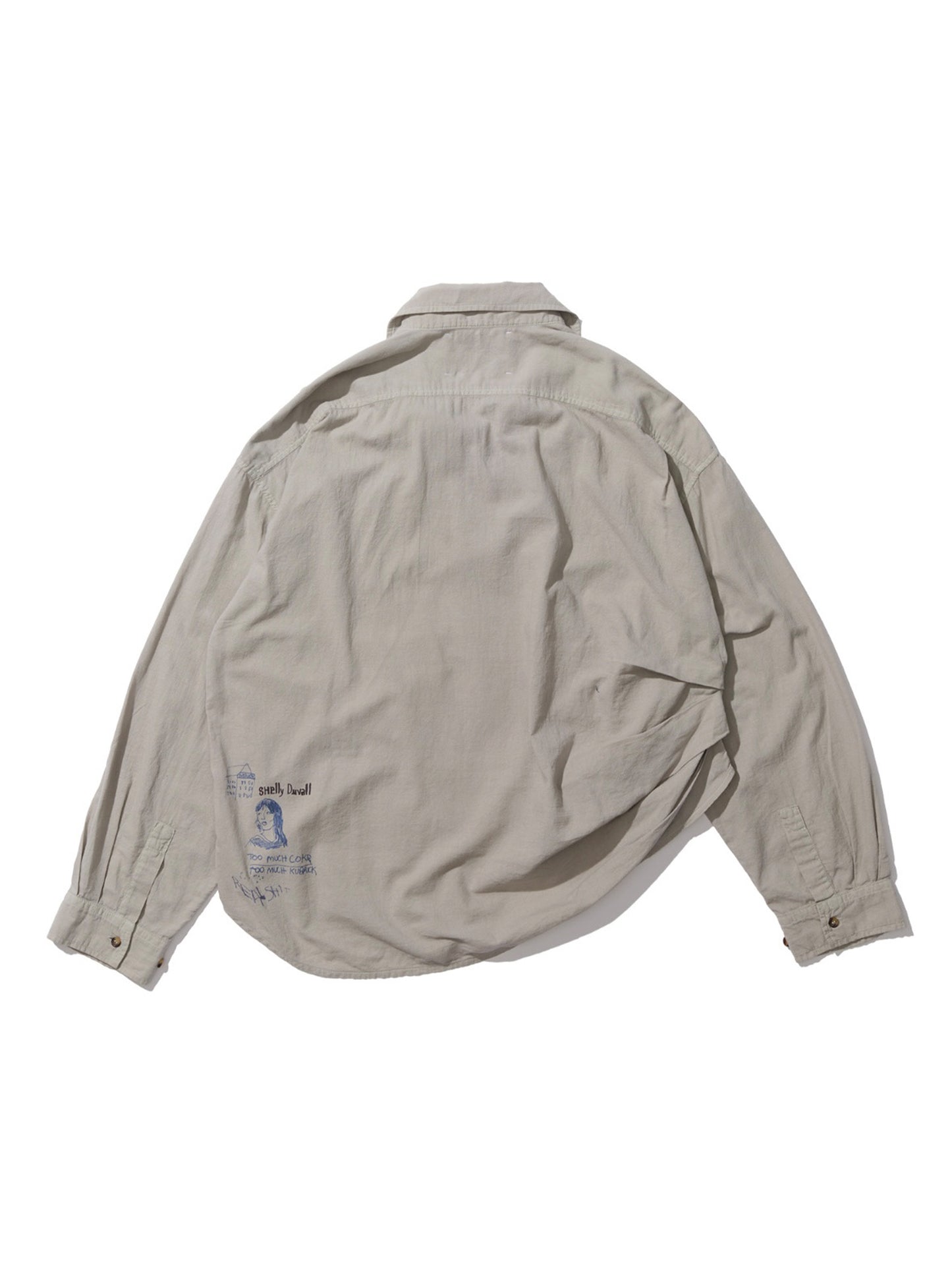 【PALY HOLLYWOOD - パリーハリウッド】PALY LONG SLEEVE SHIRT / GREY (シャツ/グレー)