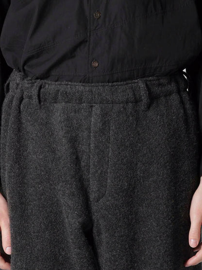 【Y's for men - ワイズフォーメン】"Y's for men × MASSES" WOOL HERRINGBONE PANT(パンツ/ブラック)