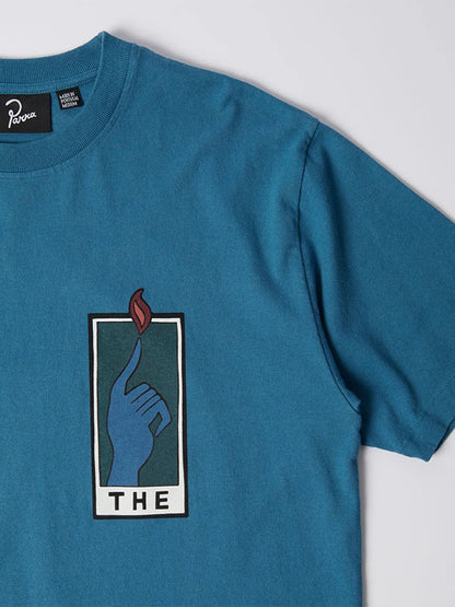 【by Parra - バイパラ】HANDS OF TIME T-SHIRT / BLUE (Tシャツ/ブルー)