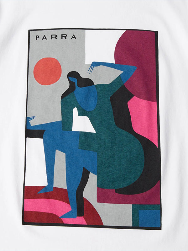 【by Parra - バイパラ】BALL TO THE FACE T-SHIRT / WHITE (Tシャツ/ホワイト)