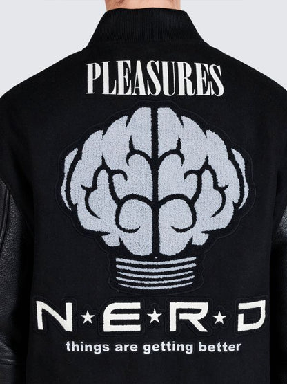 【PLEASURES - プレジャーズ】NERD VARSITY JACKET