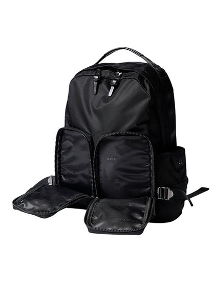 【MAKAVELIC - マキャべリック】ESSENTIAL DAYPACK / BLACK (バッグ/ブラック)
