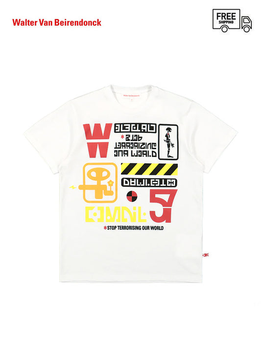 30%OFF【Walter Van Beirendonck- ウォルターヴァンベイレンドンク】Electric-T / WHITE (Tシャツ/ホワイト)