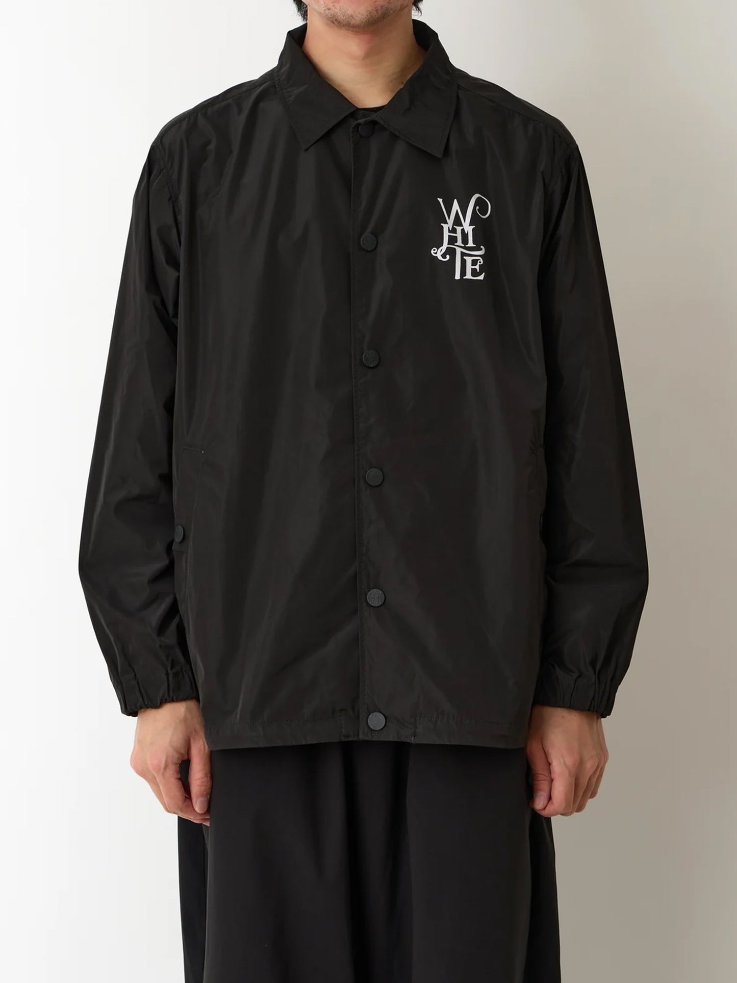 【White Mountaineering - ホワイトマウンテニアリング】COACH JACKET / BLACK(コーチジャケット/ブラック)