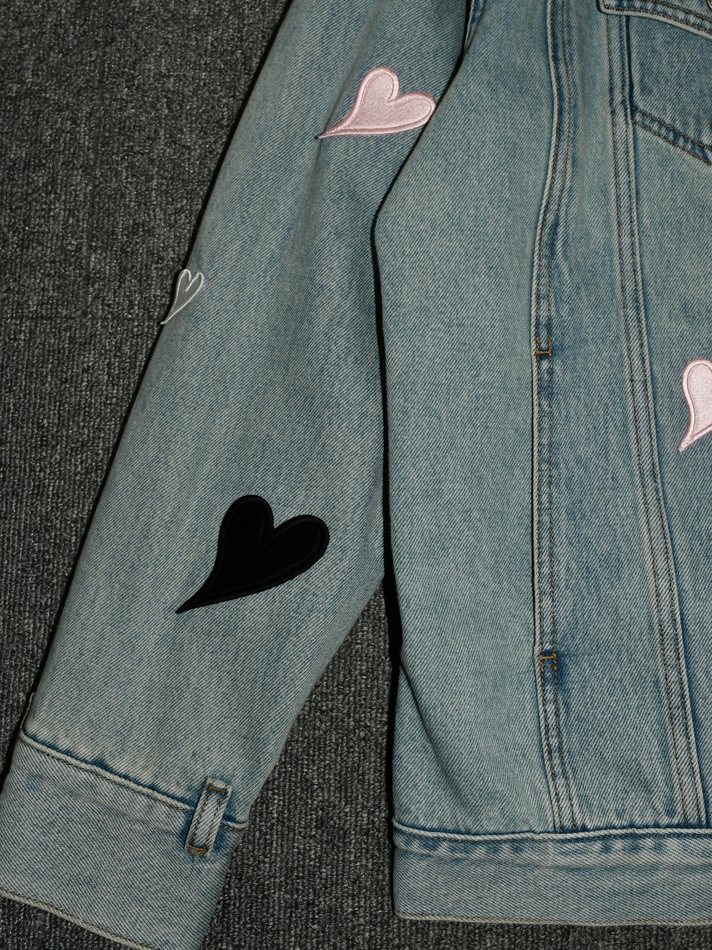 【KIMHEKIM - キムヘキム】So Much Love Denim Jacket  / Sky Blue(デニムジャケット/スカイブルー)