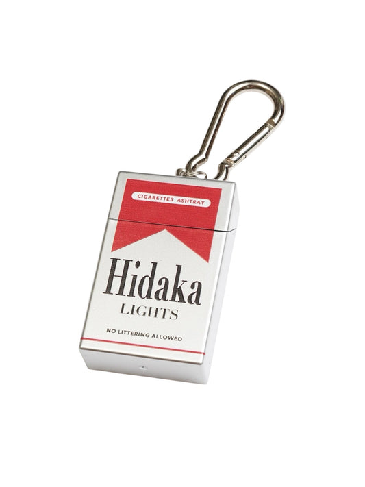 【HIDAKA - ヒダカ】  PORTABLE ASHTRAY - MARLBORO(キーホルダー/レッド)