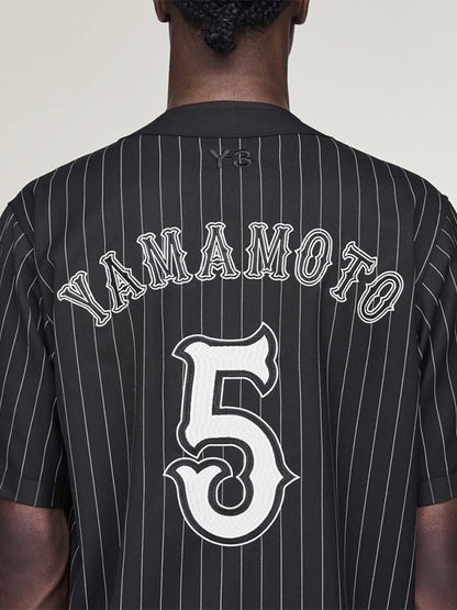 【Y-3 -ワイスリー】Y-3 ELITE 5 BASEBALL SHIRT/ BLACK(ベースボールシャツ/ブラック)