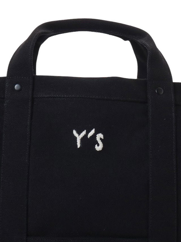 【Y's - ワイズ】CANVAS TOTE BAG / BLACK (バッグ/ブラック)