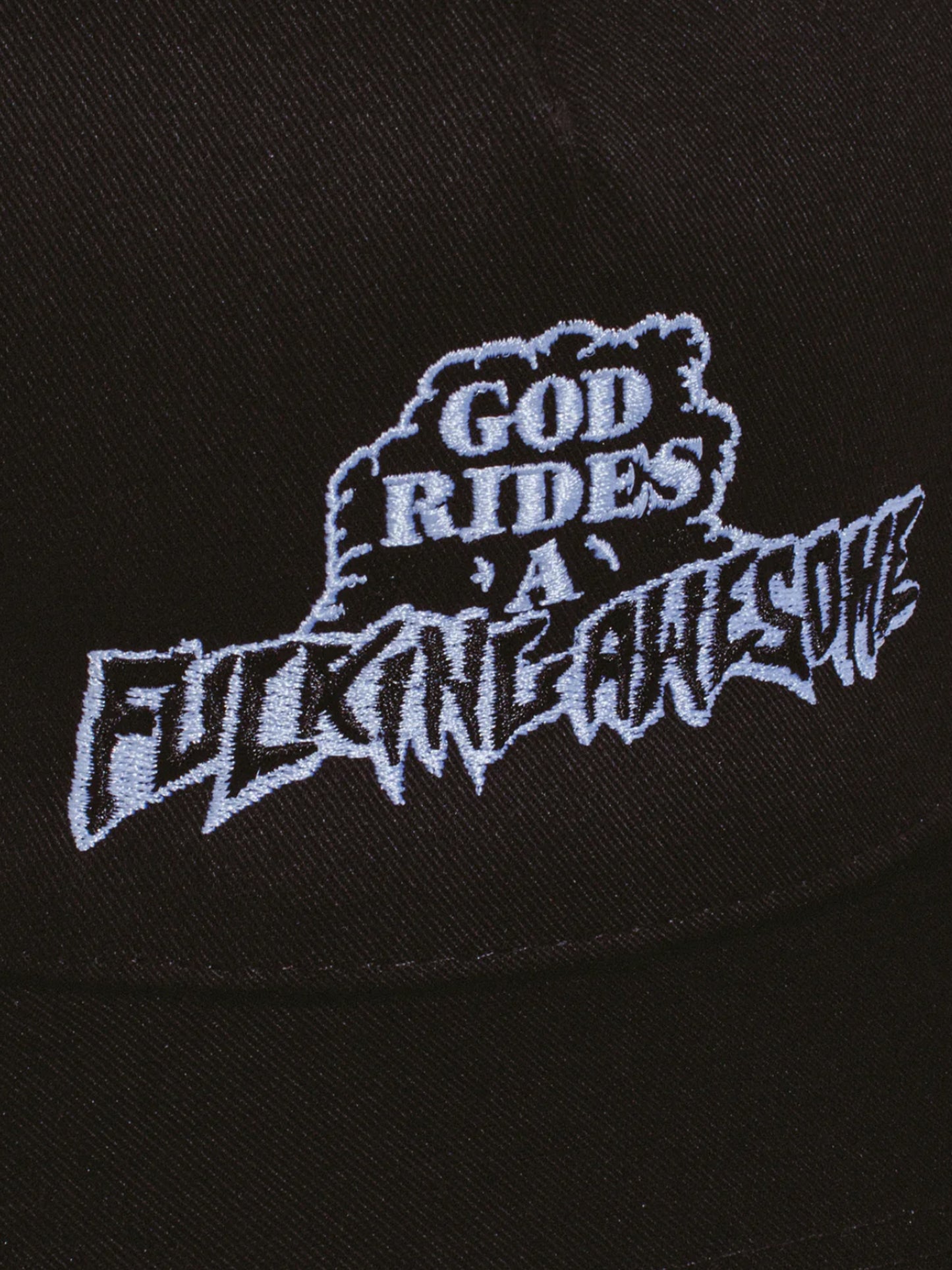 【Fucking Awesome- ファッキングオーサム】GOD RIDES FA TRUCKER HAT /  BLACK（帽子/ブラック）