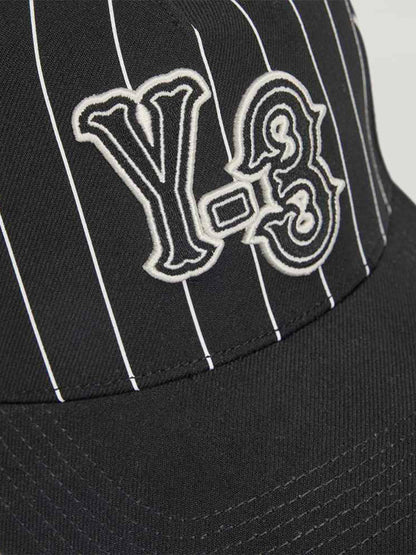 【Y-3 -ワイスリー】 PINSTRIPE CAP Y-3 / BLACK (キャップ/ブラック)