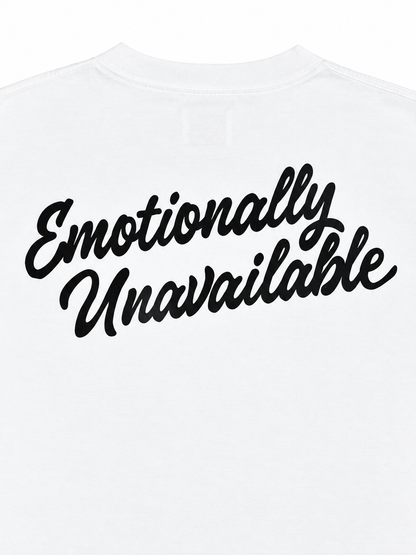【EMOTIONALLY UNAVAILABLE - エモーショナリー アンアベイラブル】EU AB FLYING SS TEE /  WHITE (Tシャツ/ホワイト)