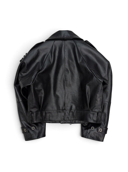 【DOMENICO OREFICE - ドメニコオレフィーチェ】BIKER JACKET / BLACK (ジャケット/ブラック)