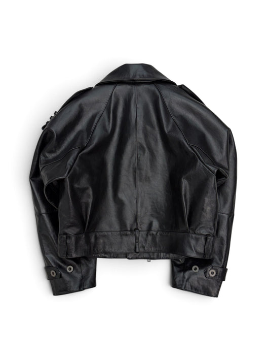 【DOMENICO OREFICE - ドメニコオレフィーチェ】BIKER JACKET / BLACK (ジャケット/ブラック)