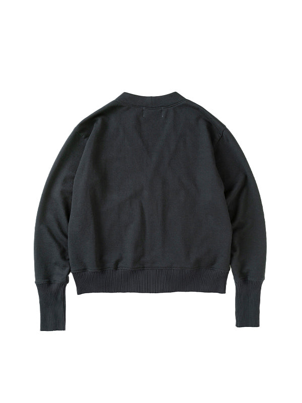 【Perfect ribs® - パーフェクトリブス】Basic Sweat Cardigan / BLACK (カーディガン/ブラック)