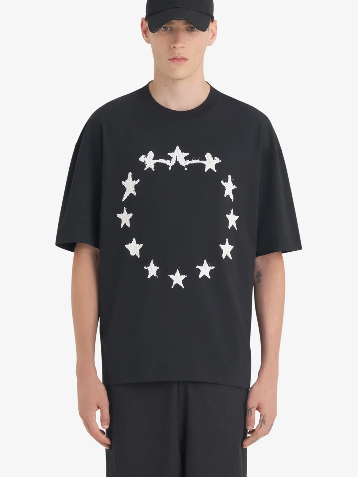 【Études studio - エチュード スタジオ】 Relax T-Shirt Europa Graph/ Black (Tシャツ/ブラック)