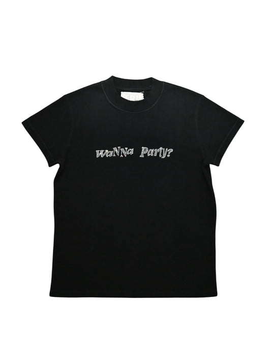 【ERL - イーアールエル】Wanna Party　/ BLACK (Tシャツ/ブラック)