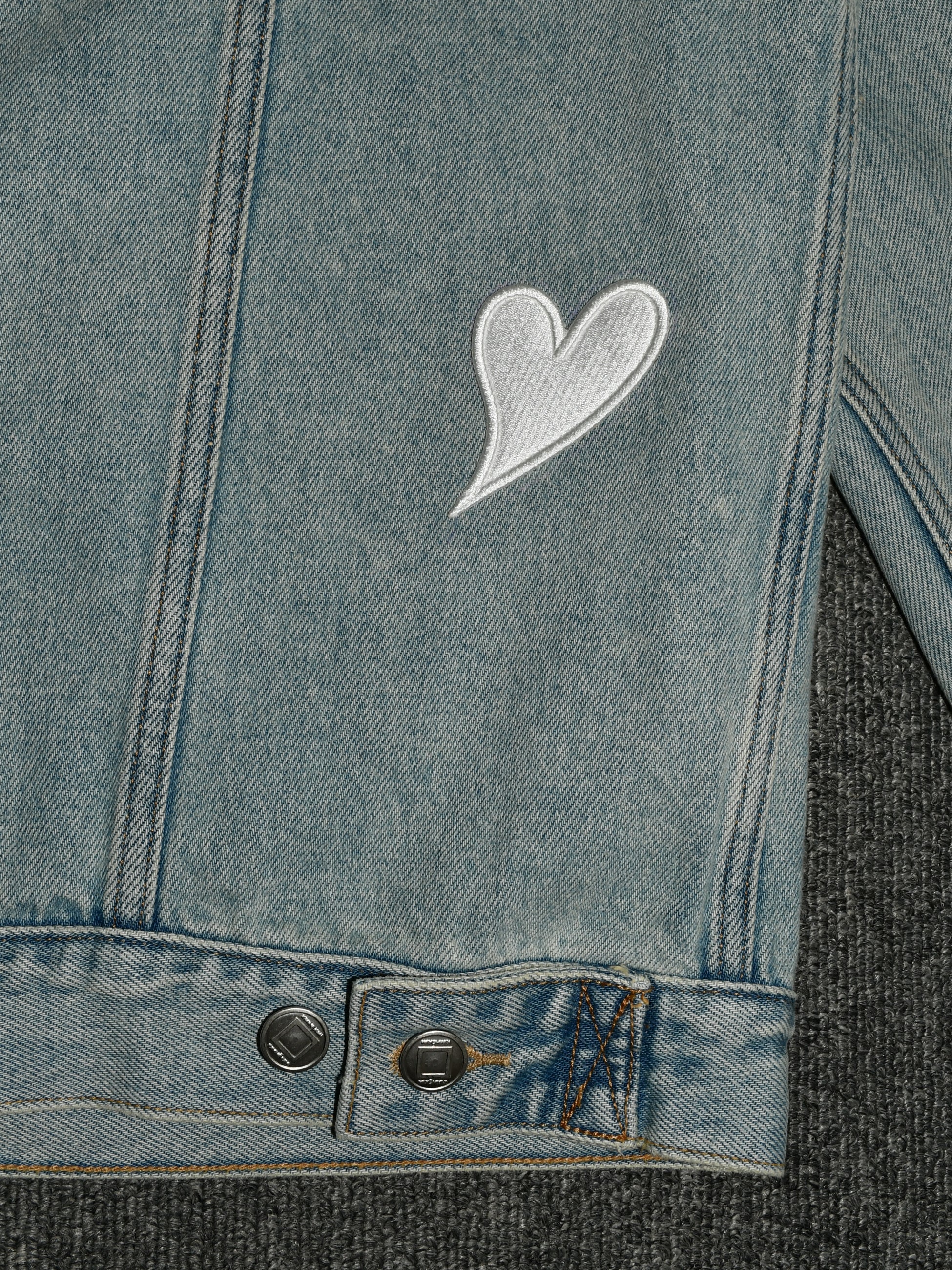KIMHEKIM - キムヘキム】So Much Love Denim Jacket / Sky Blue(デニム