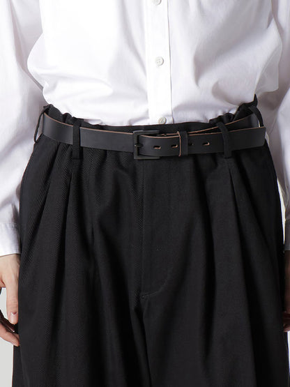 【Y's for men - ワイズフォーメン】KATSURAGI 12-TUCKS PANTS(パンツ/ブラック)