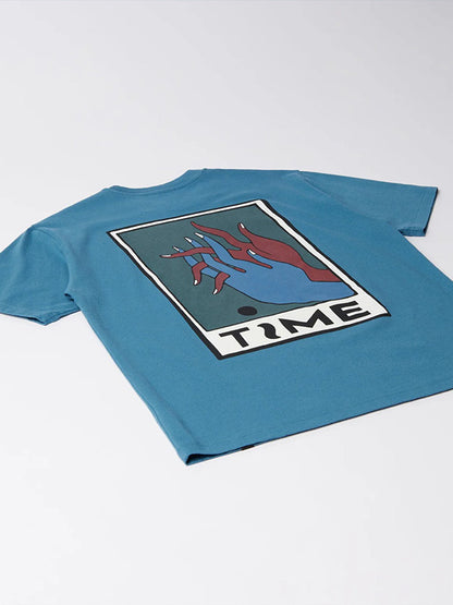 【by Parra - バイパラ】HANDS OF TIME T-SHIRT / BLUE (Tシャツ/ブルー)