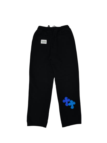 【Perfect ribs® × Y.A.R.N.】Straight Wide Pants (スウェットパンツ/ブラック)