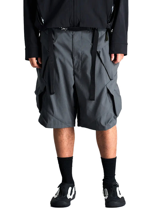 【ACRONYM - アクロニウム】SP56A-M / Nylon Stretch Double Cargo Short Pant Gen. 1 / Grey(ショーツ/グレー)