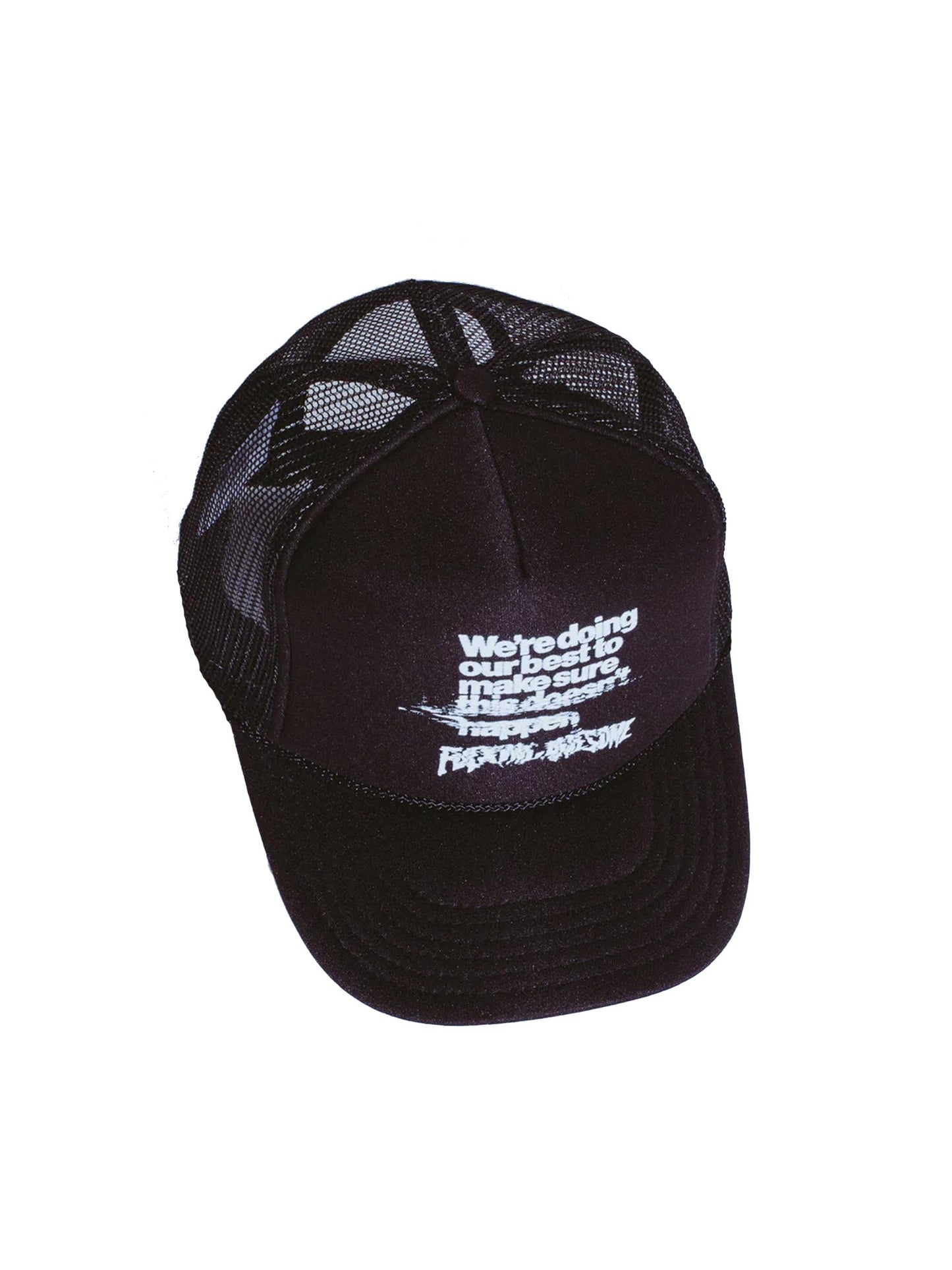 【Fucking Awesome- ファッキングオーサム】Possession Trucker Hat / BLACK（キャップ/ブラック)