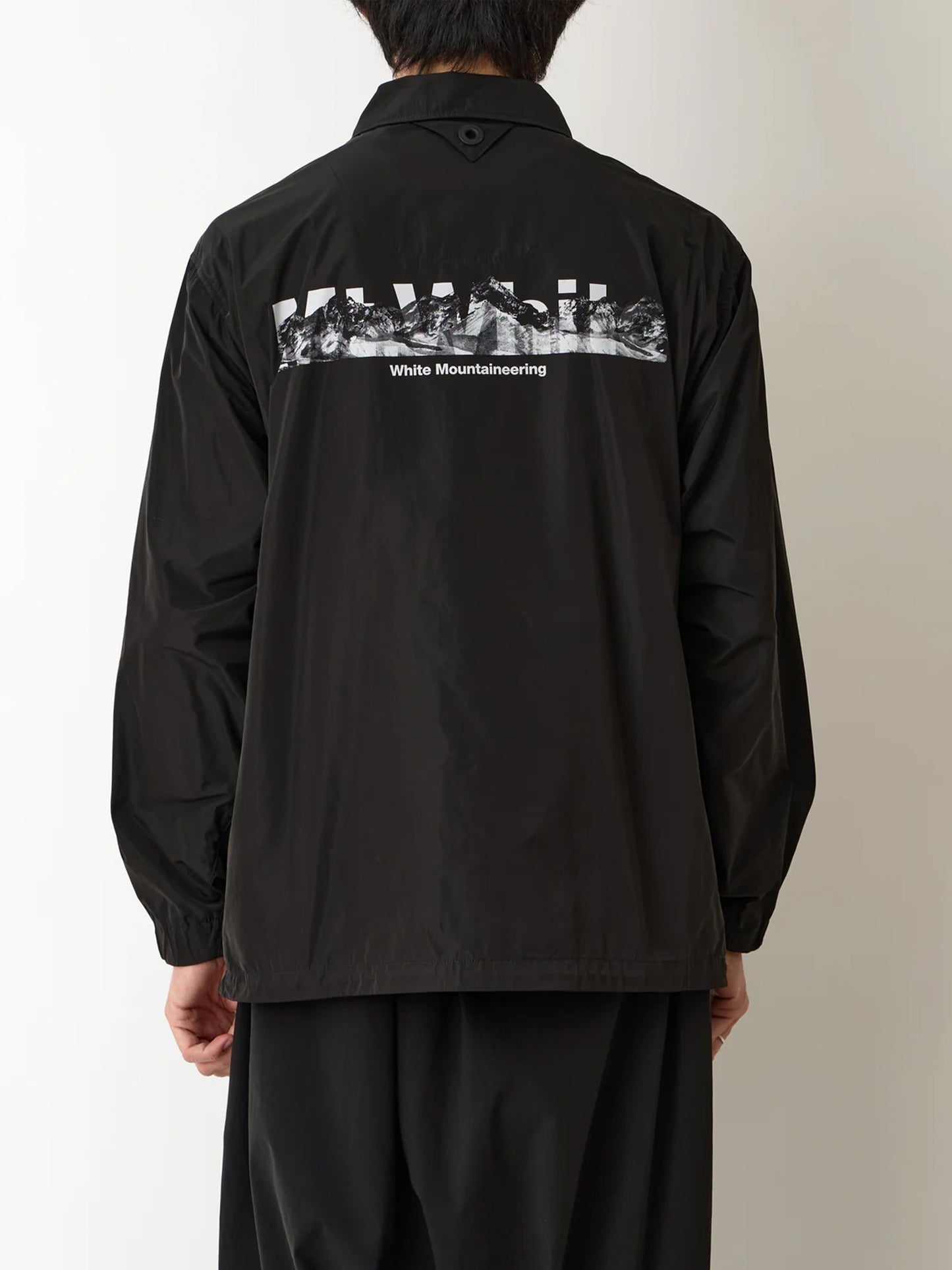 【White Mountaineering - ホワイトマウンテニアリング】COACH JACKET / BLACK(コーチジャケット/ブラック)