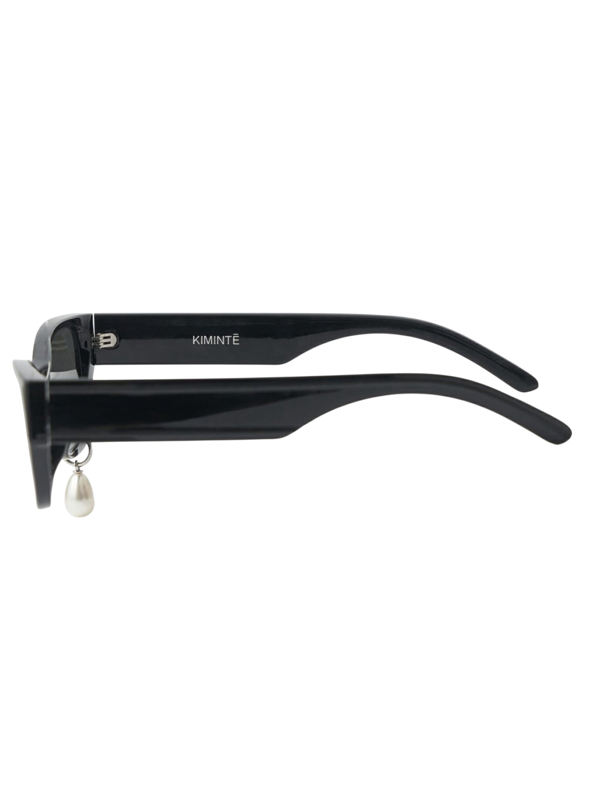4月中の出品　キムヘキム　サングラス KIMHEKIM - キムヘキム】PEARL TEAR CAT-EYE SUNGLASSES / BLACK