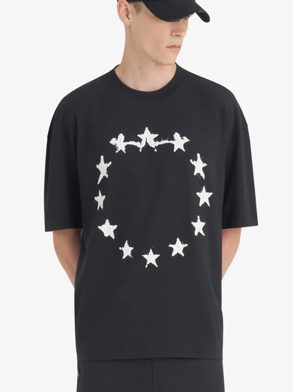 【Études studio - エチュード スタジオ】 Relax T-Shirt Europa Graph/ Black (Tシャツ/ブラック)