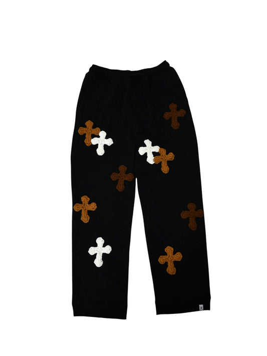 【Perfect ribs® × Y.A.R.N.】Straight Wide Pants (スウェットパンツ/ブラック)