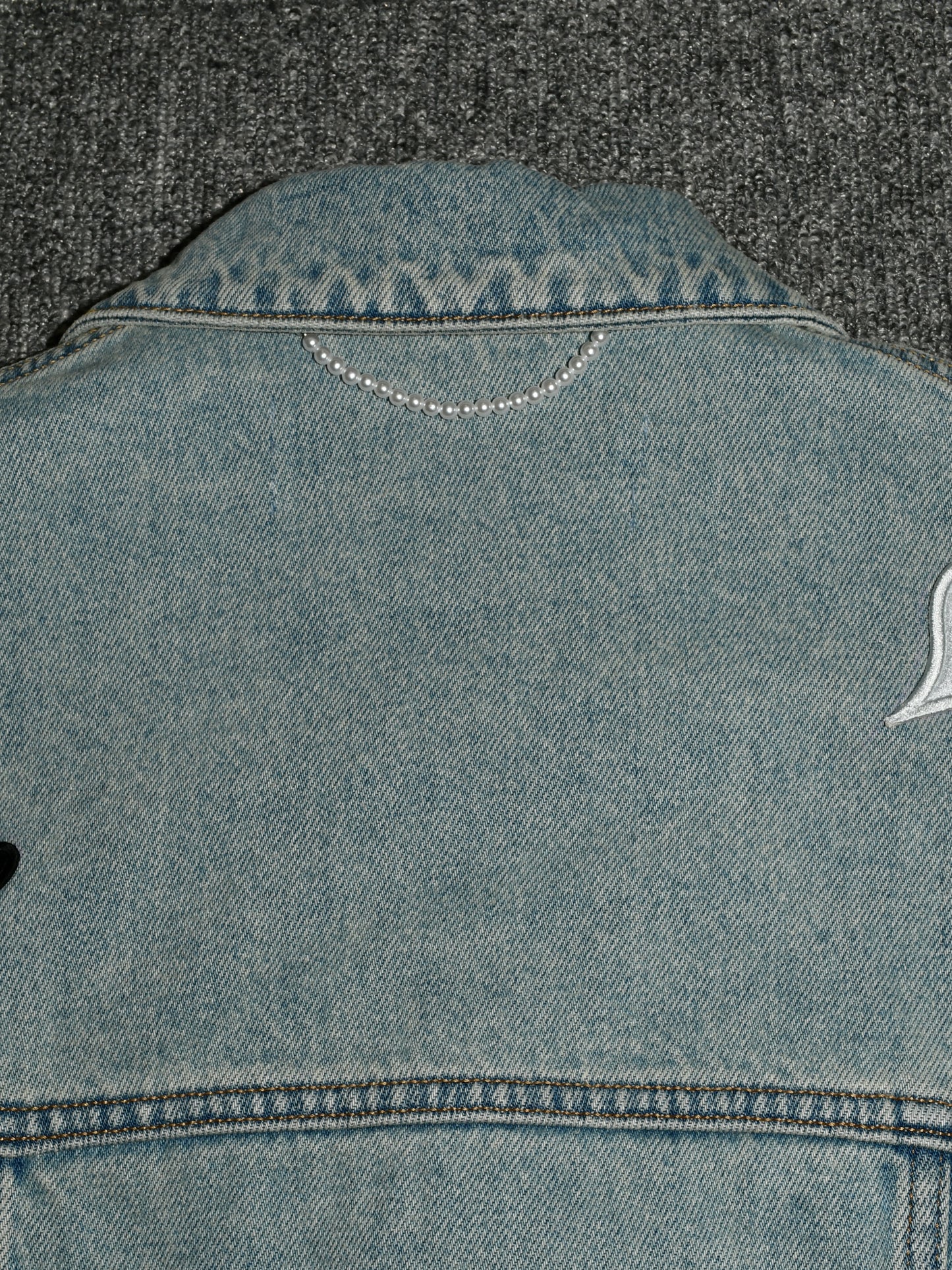 【KIMHEKIM - キムヘキム】So Much Love Denim Jacket  / Sky Blue(デニムジャケット/スカイブルー)