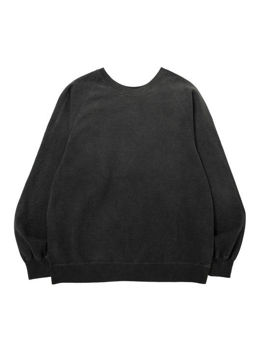 【NEXUS Ⅶ -ネクサスセブン】“FRANKEN” FADED RAGLAN CREW SWEAT / FADE BLACK（スウェットシャツ/フェードブラック)