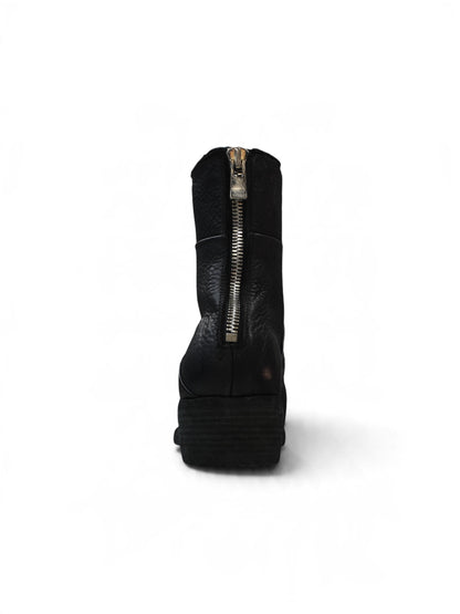 【GUIDI - グイディ】367ZB BISON BACK ZiP BOOTS  / CALF REVERSE BLACK(ブーツ/ブラック)