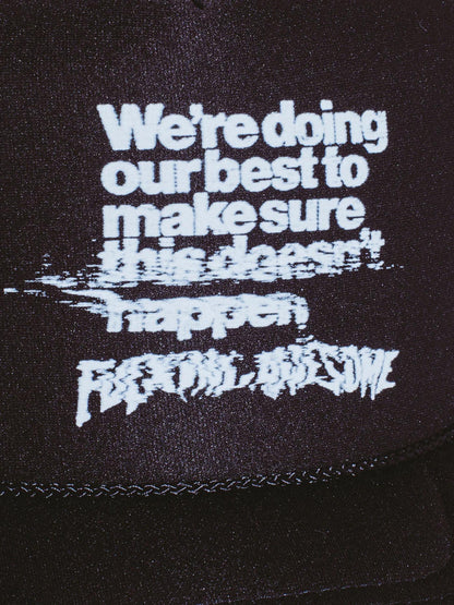 【Fucking Awesome- ファッキングオーサム】Possession Trucker Hat / BLACK（キャップ/ブラック)