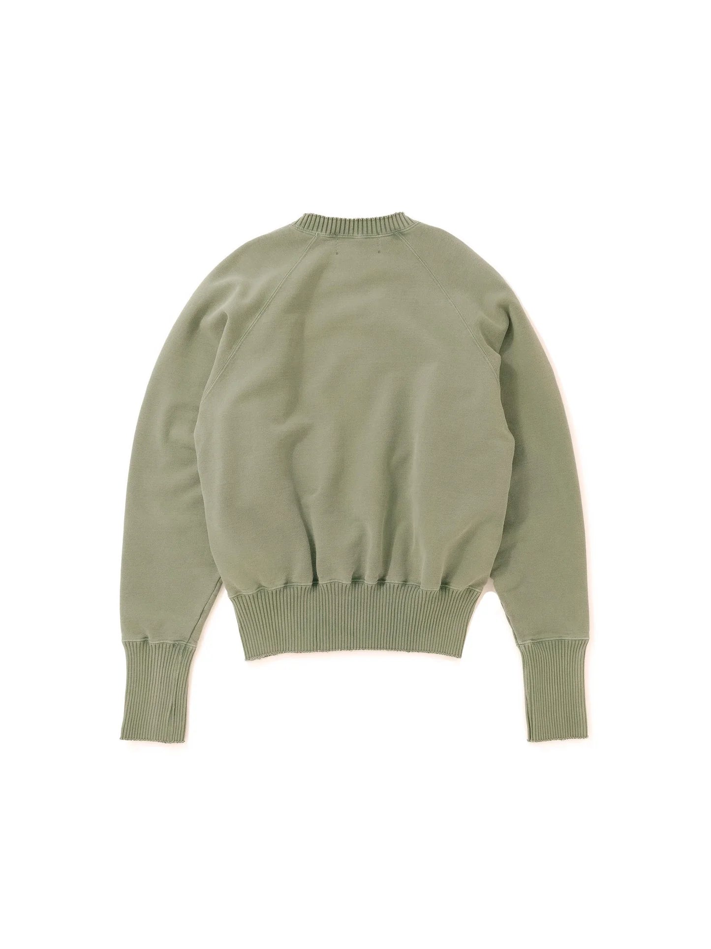 【Perfect ribs® - パーフェクトリブス】Crew Neck Sweat Shirts / Army Green(クルーネックスウェットシャツ/アーミーグリーン)