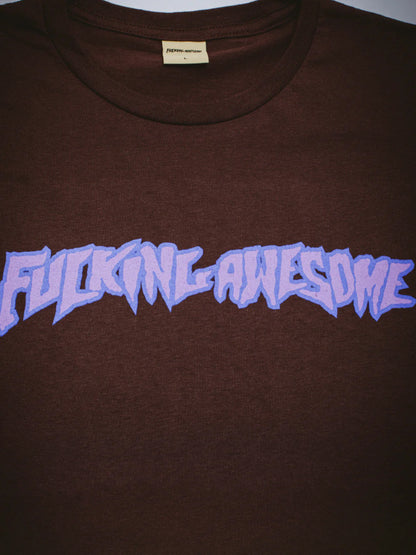 【Fucking Awesome- ファッキングオーサム】2025 STAMP LOGO TEE /  Brown（Tシャツ/ブラウン）