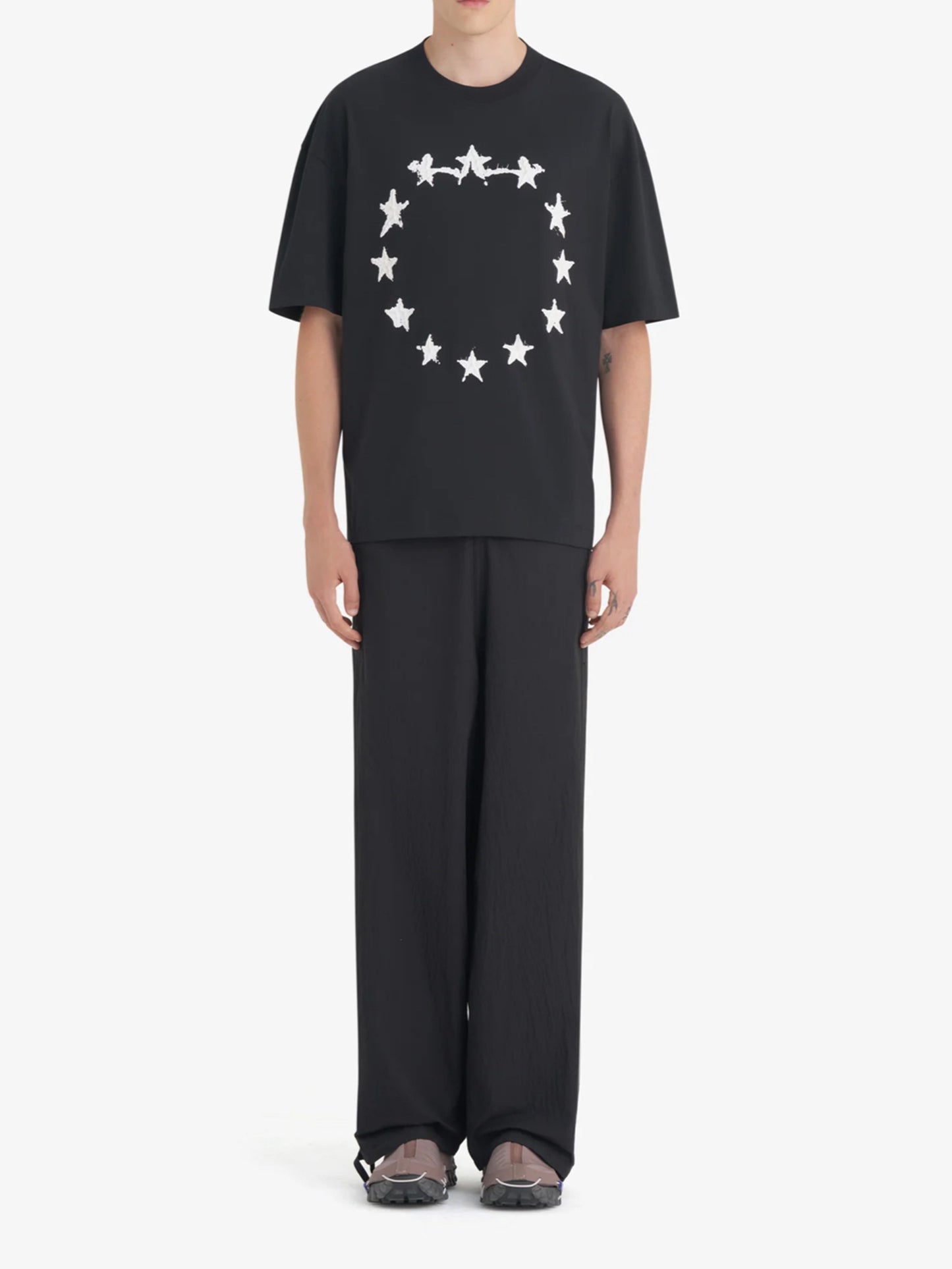 【Études studio - エチュード スタジオ】 Relax T-Shirt Europa Graph/ Black (Tシャツ/ブラック)